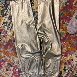 Metallic Gold Pants